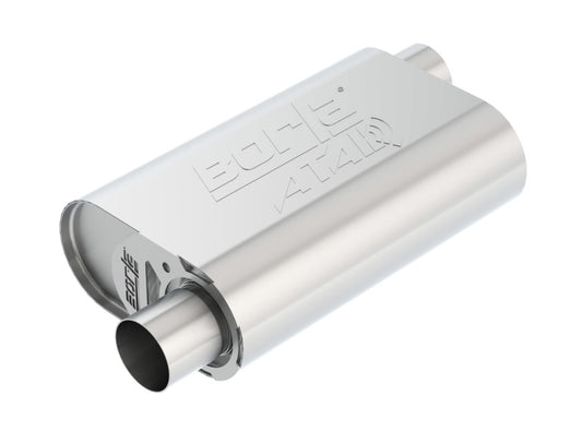 Borla 400774 CrateMuffler Small Block Chevrolet ATAK 2.5in Offset/Offset 14inx4.35inx9in Muffler - #400774