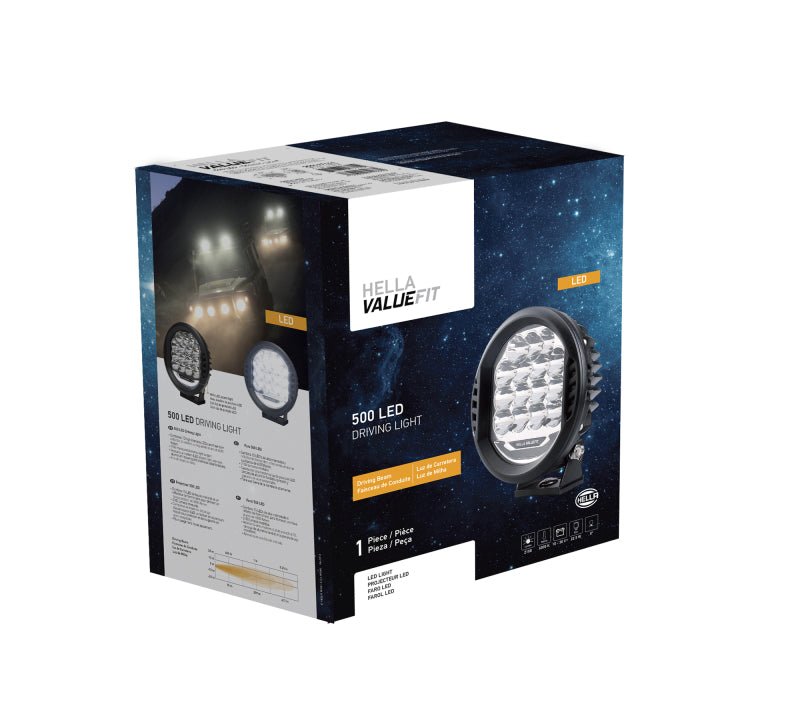 HELLA 358117161 500 LED Driving Lamp Single