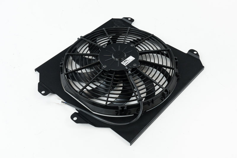 CSF 2858FB Alum Fan Shroud w/12in SPAL Fan for 92-00 Honda Civic Black Finish