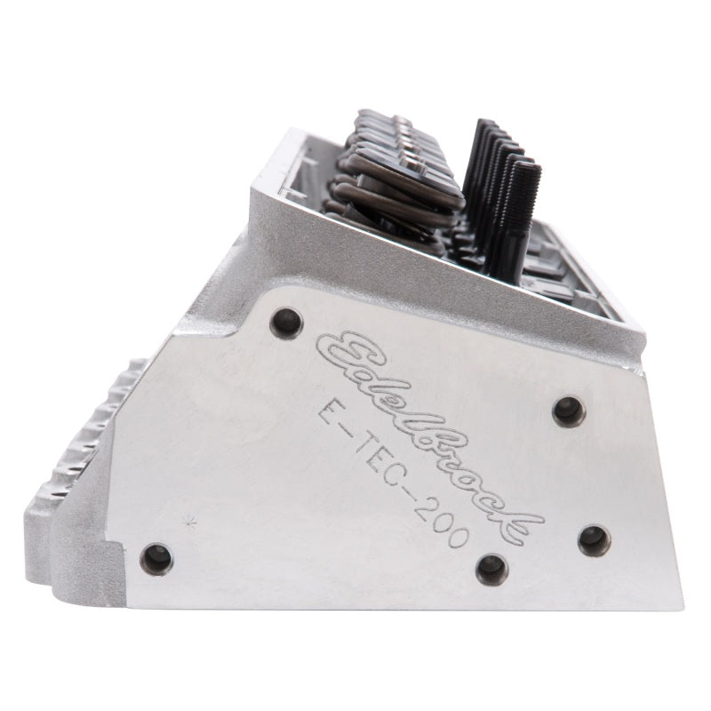 Edelbrock 60985 Cylinder Head Small Block Chevrolet Performer RPM E-Tec 200 for Hydraulic Roller Cam