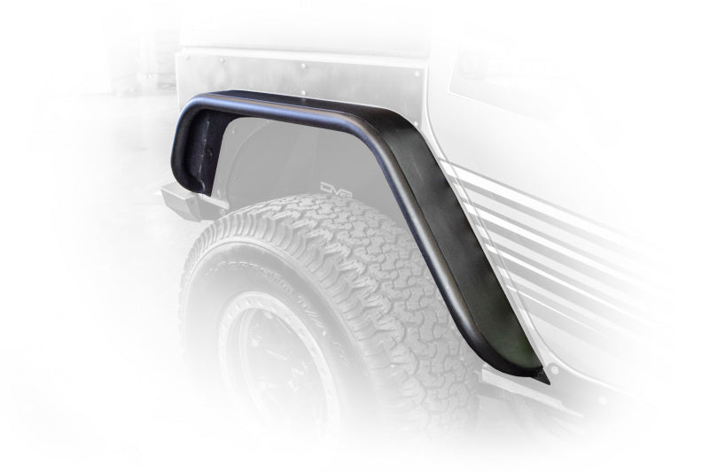 DV8 Offroad 07-18 Jeep Wrangler JK Front & Rear Flat Tube Fenders - #FENDB-02