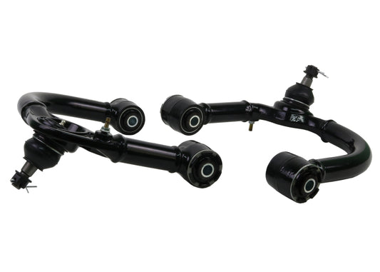 Whiteline KTA249 Front Upper Control Arms Fixed Offset for 2003-2024 Toyota 4Runner, 2010-2023 Lexus GX460, 2007-2014 Toyota FJ Cruiser and More