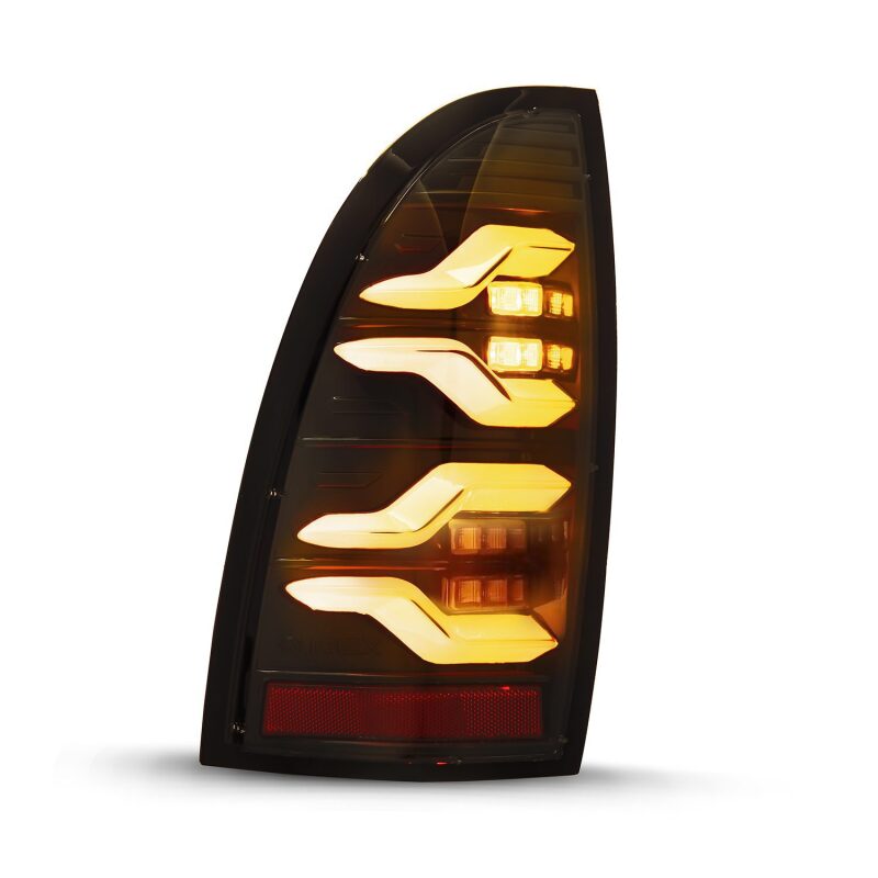 AlphaRex 680060 05-15 Toyota Tacoma LUXX LED Taillights Black w/Activation Light/Sequential Signal