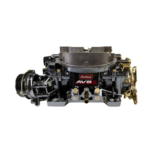 Edelbrock 1906-BP Carburetor AVS2 Series 650 CFM Electric Choke - Black Plasma Finish