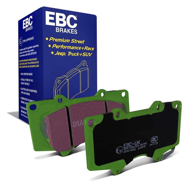 EBC 10+ Lexus GX460 4.6 Greenstuff Front Brake Pads DP61657