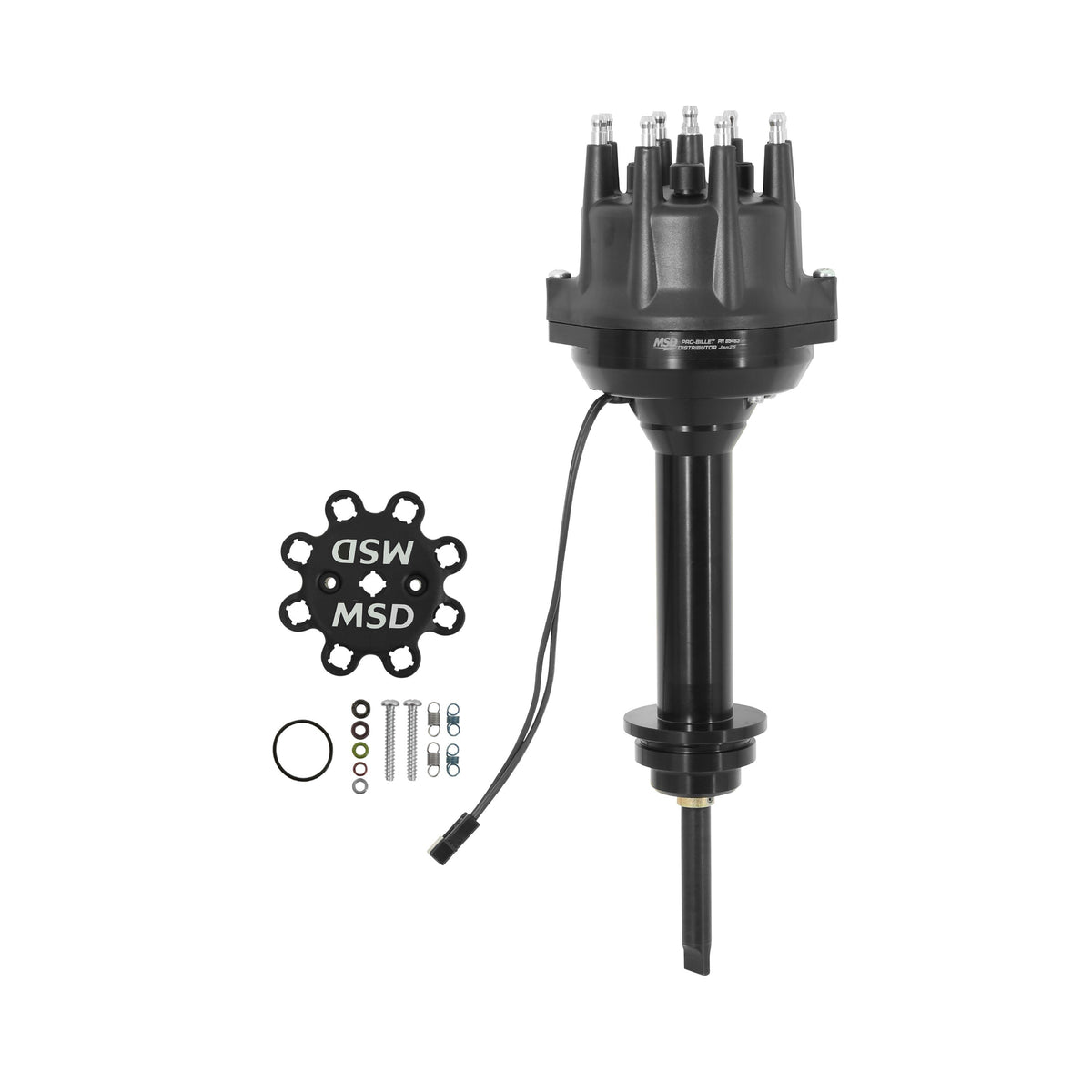 MSD 85463 Black for Chrysler 426, 440 Pro-Billet Distributor
