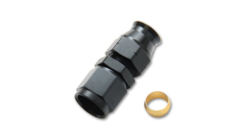Vibrant -4AN Female to 1/4in Tube Adapter Fittings (w/Brass Olive Insert)