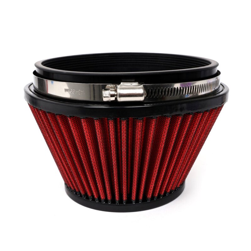 BLOX Racing Shorty Performance 5in Air Filter w/3in Velocity Stack and Coupler Kit BXIM-00322