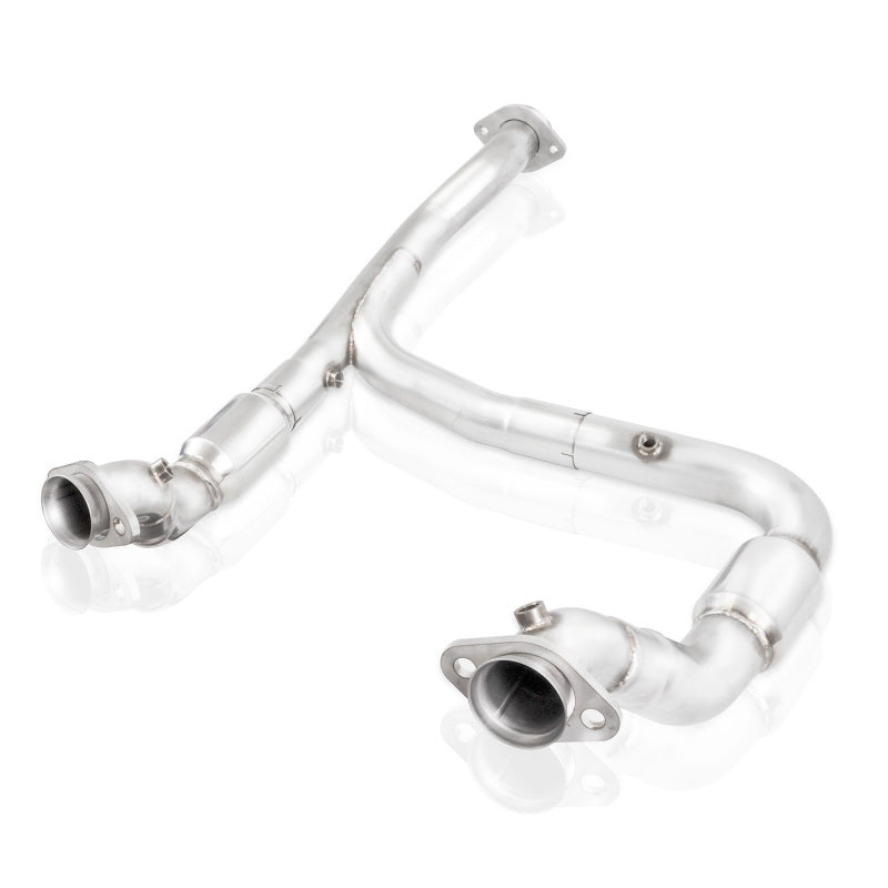 Stainless Works for 2015-2020 F-150 3.5L Downpipe 3in High-Flow Cats Y-Pipe Factory Connect