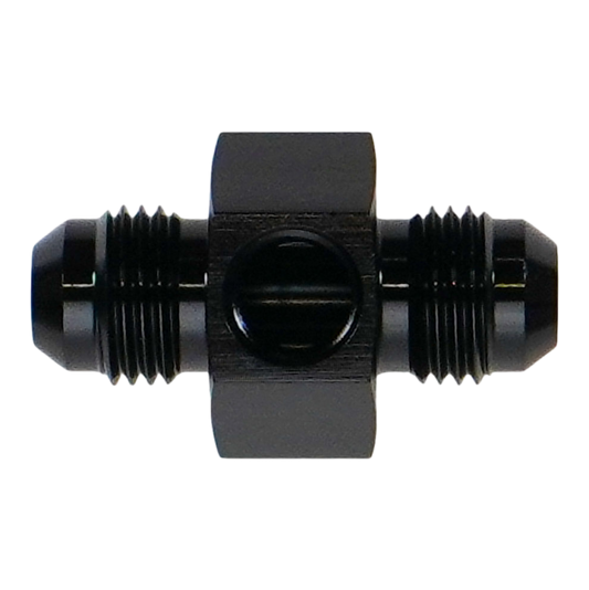 DeatschWerks 6AN Male Flare Gauge Adapter with 1/8in NPT Gauge Port