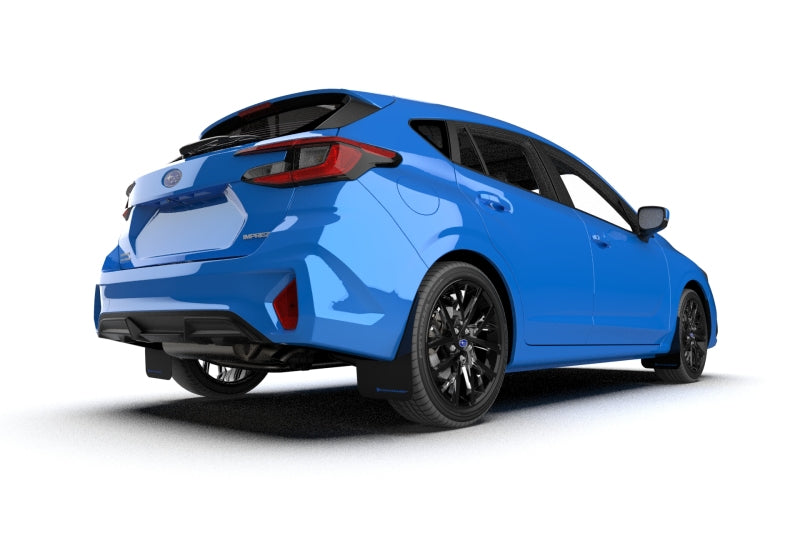 Rally Armor UR Mud Flaps - 2024-2026 Subaru Impreza - Black/Grey Logo - #MF105-UR-BLK-GRY