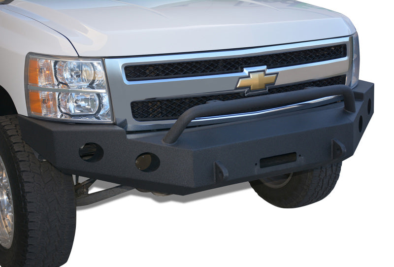 DV8 Offroad 07-13 Chevrolet Silverado 1500 Front Bumper - Black Powdercoat - #FBCS1-01