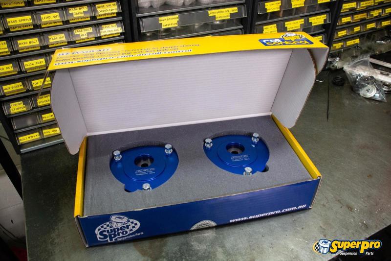 SuperPro Camber Offset Front Upper Strut Mount Set