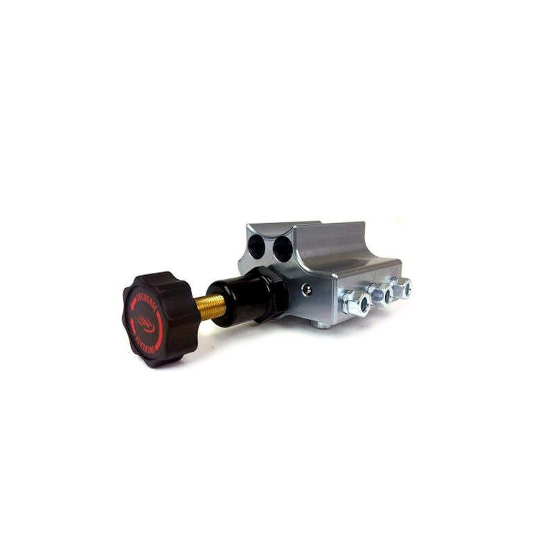 Baer Brakes GM/Ford 1-1/8in Bore Remaster Left Port 2-Bolt Master Cylinder Combo Kit - Gray