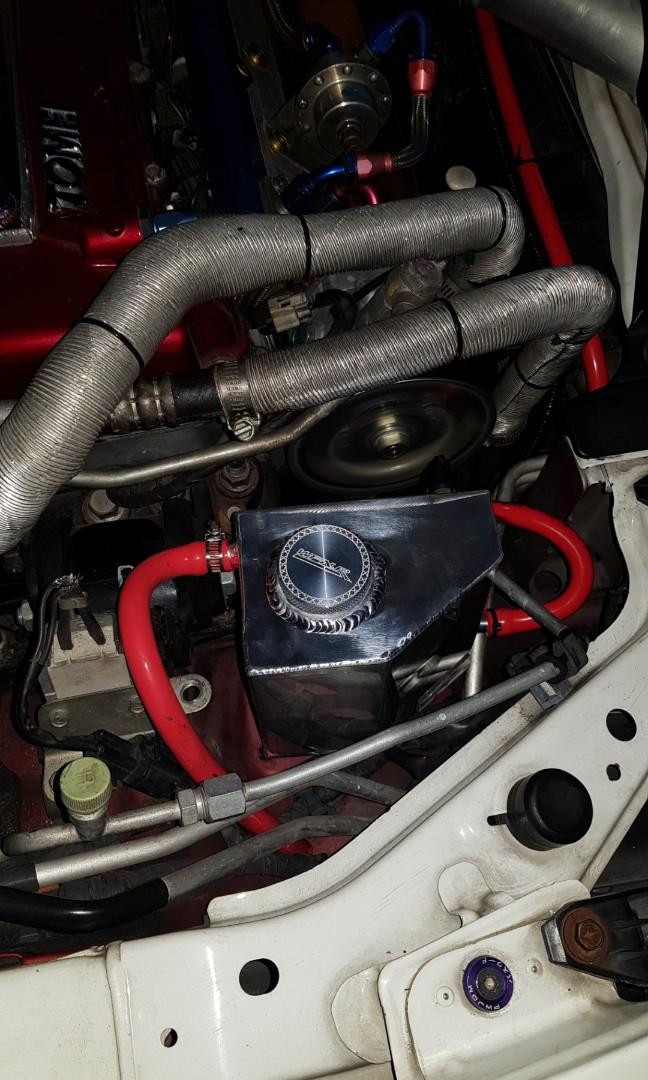 Weapon R 826-122-102 Aluminum Coolant Overflow Tank for 2008-2015 Mitsubishi Lancer Evolution