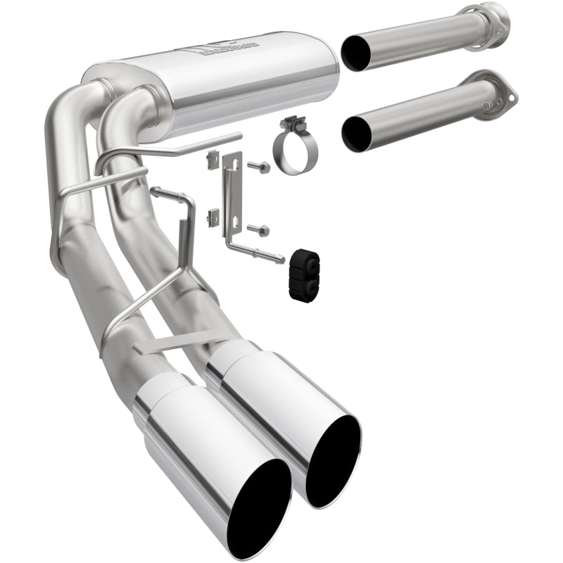 MagnaFlow 19563 15-21 Ford F-150 Street Series Cat-Back Performance Exhaust System- Polished Side Exit - #19563