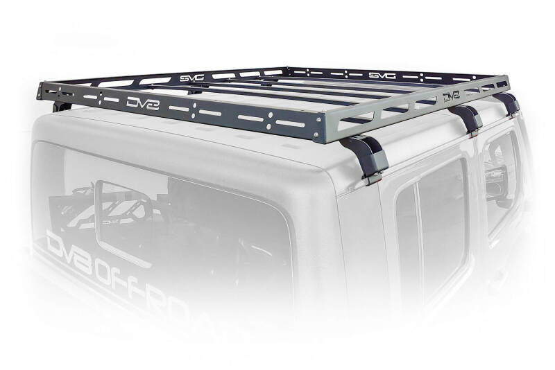 DV8 Offroad 07-18 Jeep Wrangler JK 4 DR / JL 2 DR & JT / 18+ Gladiator Roof Rack - #RRJL-02