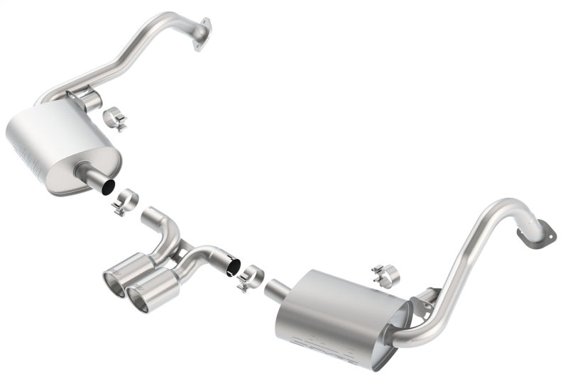 Borla 140534 14-15 Porsche Cayman/Boxster (981) RWD 2Dr Dual Center Rear Exit Catback 4in Tip Exhaust Sys - #140534