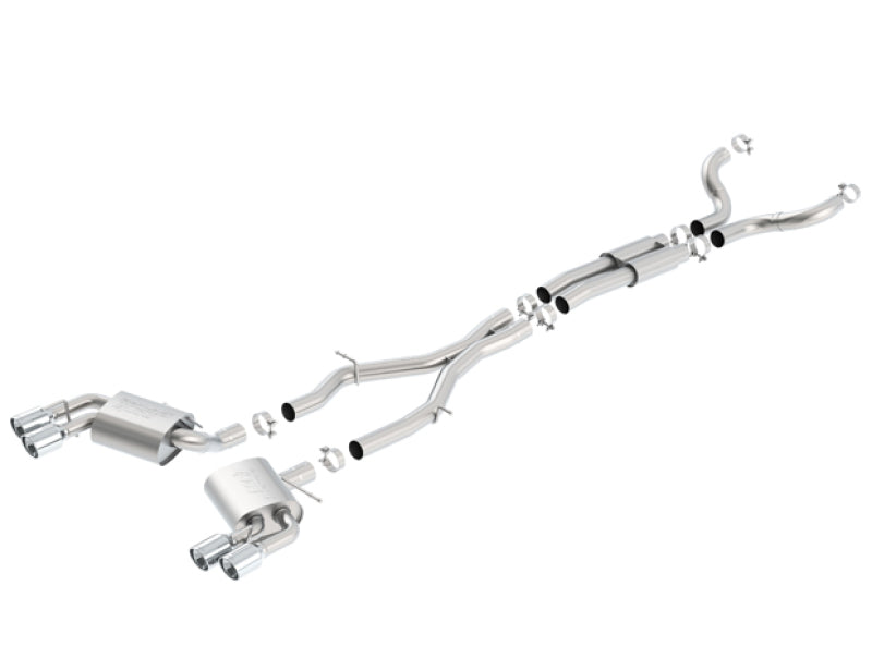 Borla 140687 16-17 Camaro SS 6.2L Dual Tip Dual Split Rear Exit Dual Mode Catback Exhaust (NPP) - #140687