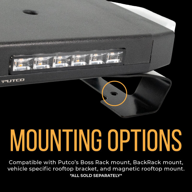 Putco for 24in Hornet Light Bar - (Amber) LED Stealth Rooftop Strobe Bar