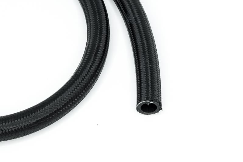 DeatschWerks 10AN Black Nylon Braided CPE Hose 3 Feet