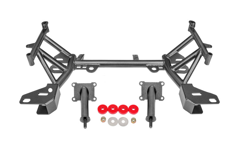 BMR 1993-2002 4th Gen F-Body K-member Low Mount Turbo LS1 Motor Mounts Pinto Mounts - Black Hammertone