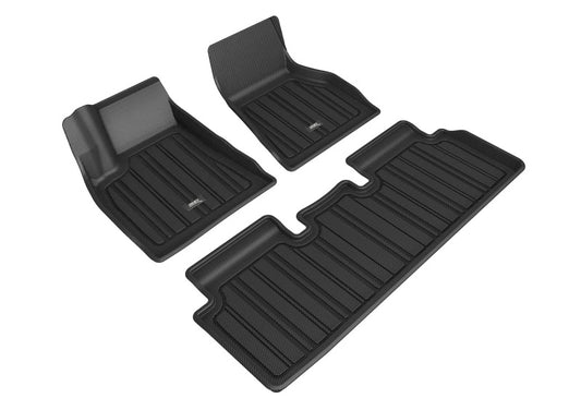 3D MAXpider Elitect Front & Rear Floor Mats for 2020-2021 Tesla Model S