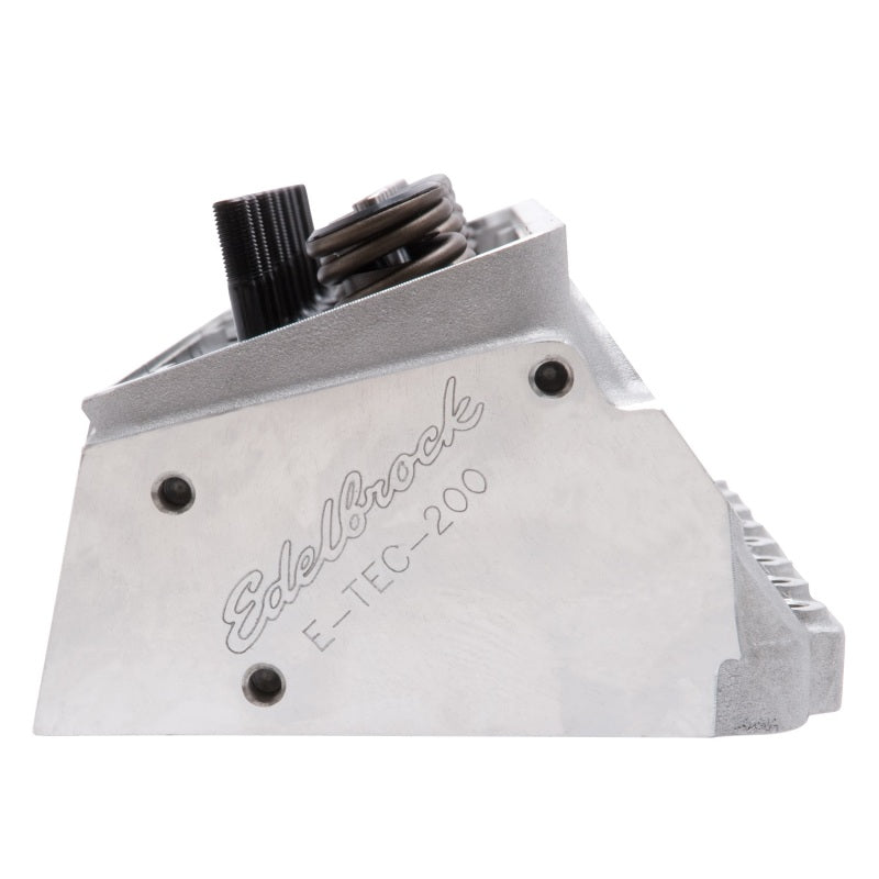 Edelbrock 60985 Cylinder Head Small Block Chevrolet Performer RPM E-Tec 200 for Hydraulic Roller Cam