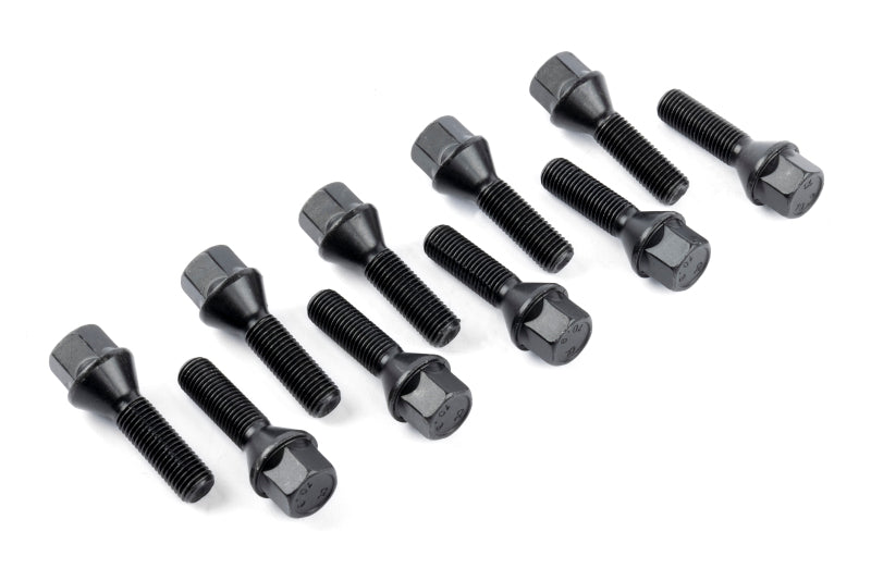 Dinan Lug Bolts - Cone Seat - M12x1.5 - 45mm - Black (Set of 10)