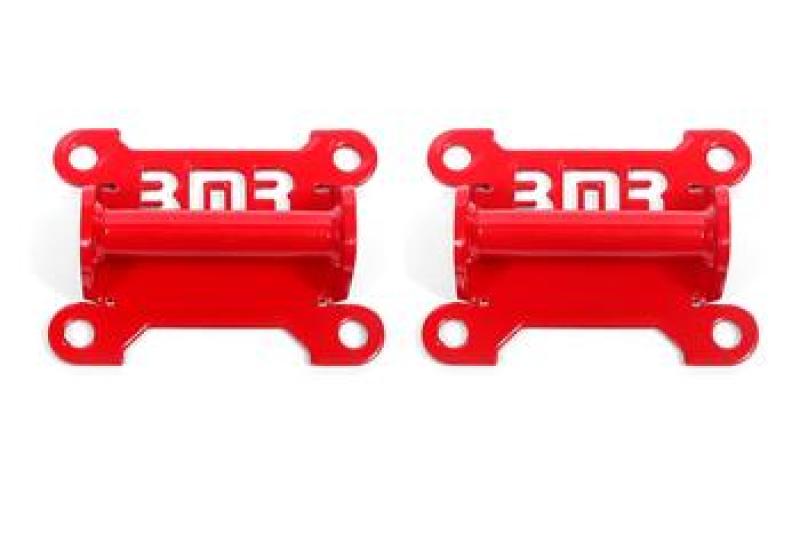 BMR 1998-2002 Chevrolet Camaro Motor Mount Kit (Solid Steel) - Red