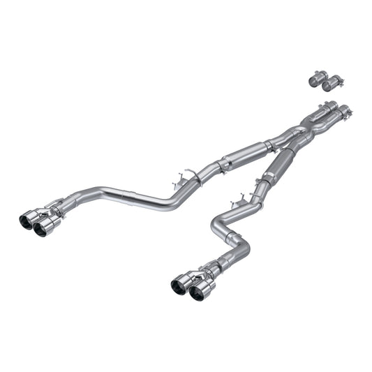 MBRP S7113AL Armor Lite Cat-Back Exhaust - Quad Rear Exit | 2015-2023 Dodge Challenger 5.7L/6.2L/6.4L HEMI