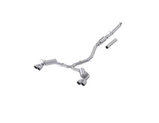 MBRP 22-24 Honda Civic/Sport Touring 1.5L 3in Cat-Back 2.5in - AL