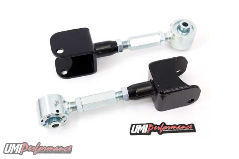 UMI Performance 4037-B Adjustable Upper Control Arms with Roto-Joint Black