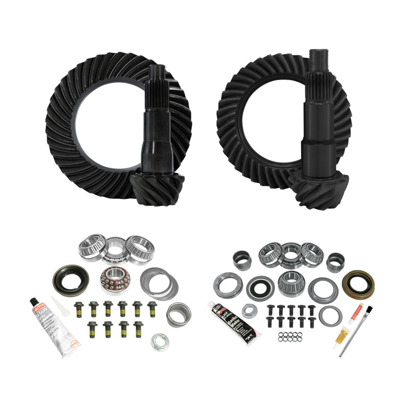 Yukon Gear & Axle YGK072 Gear & Install Kit Package for 18-22 Jeep JL (Non-Rubicon) D30 Front/D35 Rear 4.11 Ratio