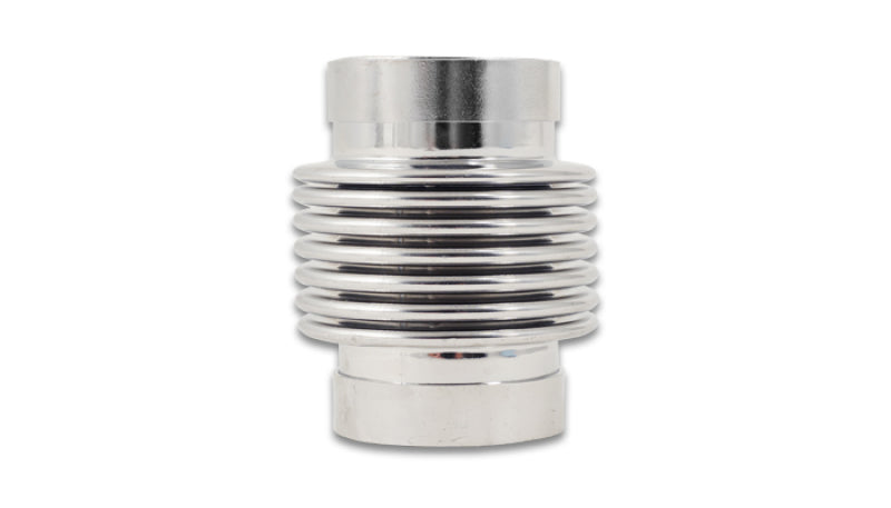 Vibrant SS Bellow Assembly w/Liner 1.875in Inlet/Outlet ID x 2.75in OAL Electro
