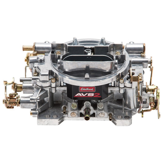 Edelbrock 1905 AVS2 650 CFM Annular Booster Carburetor Manual Choke Satin