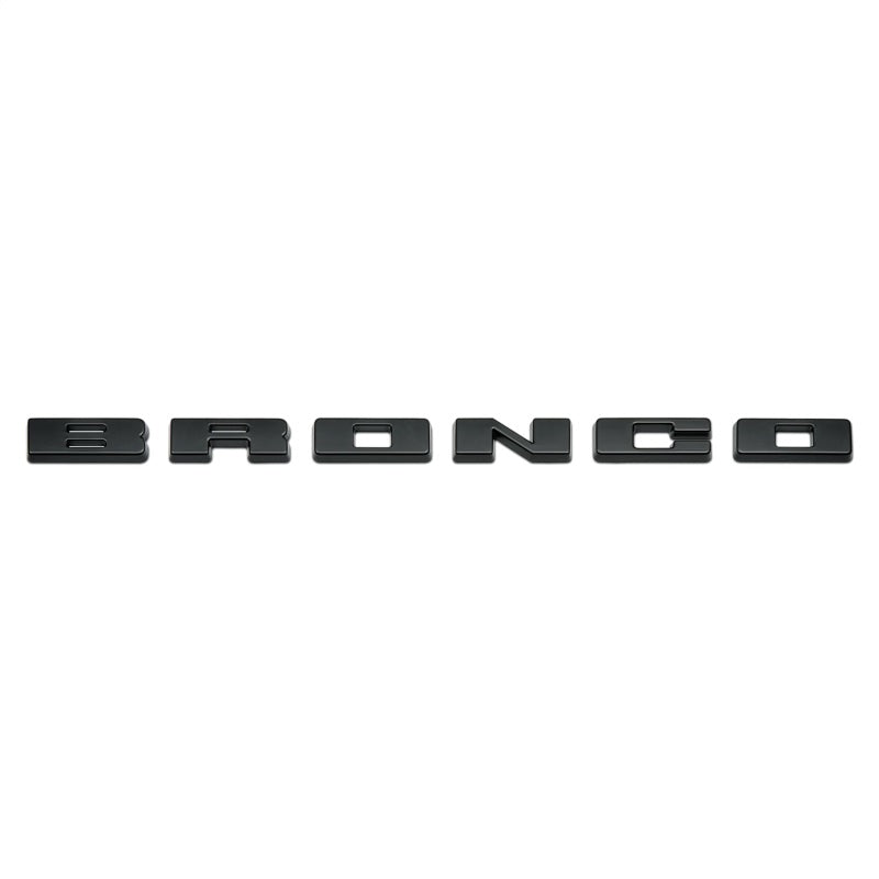 Ford Racing for 2021-2026 Bronco Grille Lettering Overlay Kit - Black