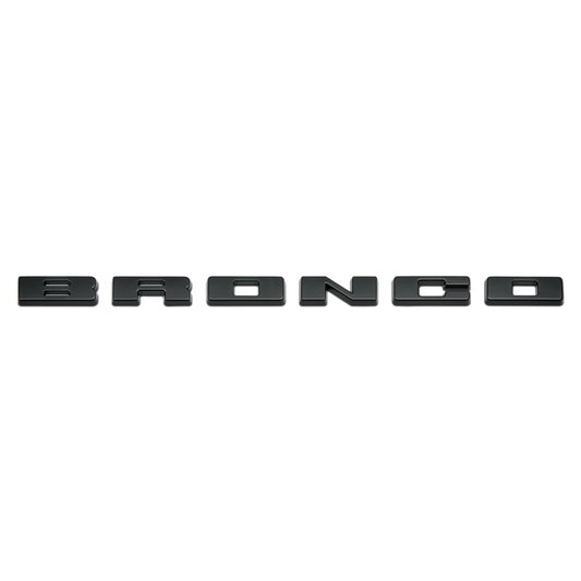 Ford Racing for 2021-2026 Bronco Grille Lettering Overlay Kit - Black