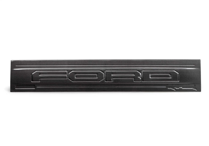 Ford Racing for 2021-2024 Ford F150 Raptor Carbon Fiber Tailgate Panel - Gloss
