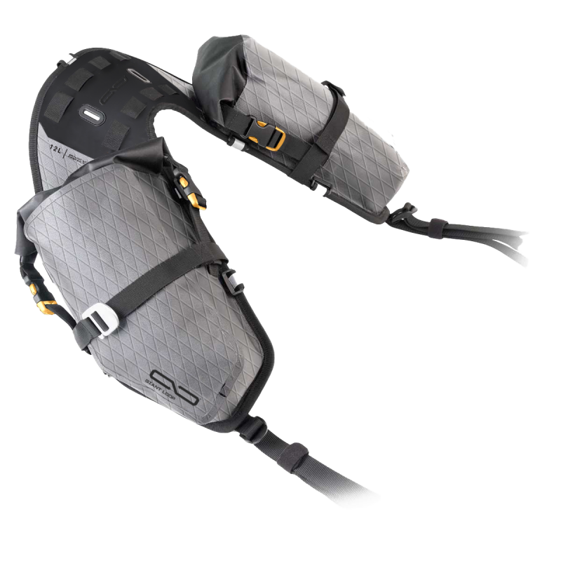Giant Loop MSB25-RT-G MoJavi Saddlebag 12L Gray Motorcycle