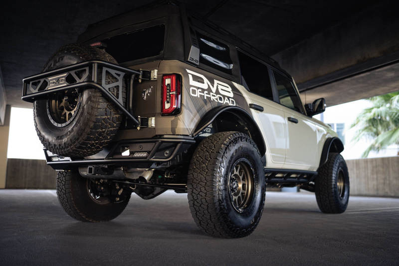 DV8 Offroad 21-23 Ford Bronco Competition Series Rear Bumper - #RBBR-04