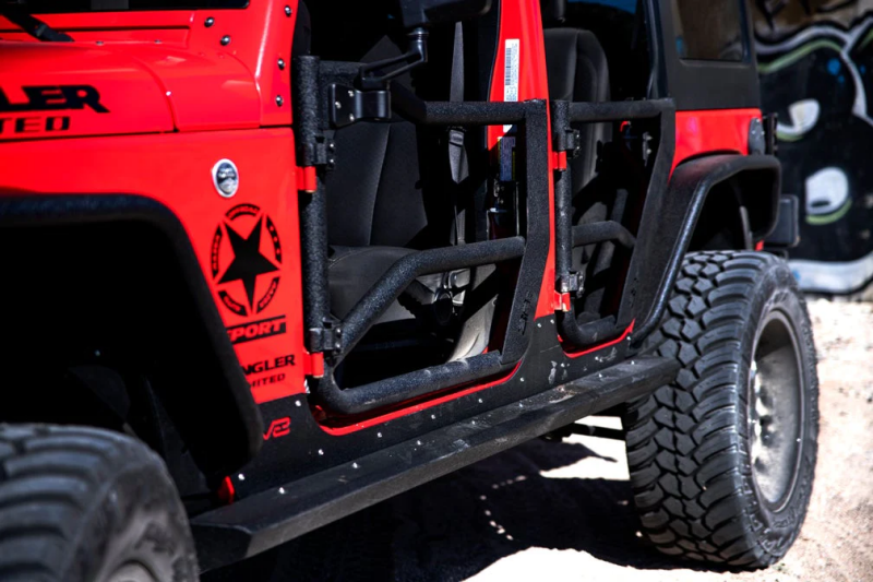 Body Armor 4x4 (JK-6154) for 2018+ Jeep Wrangler JL Gladiator JT Tube Doors Rear Pair