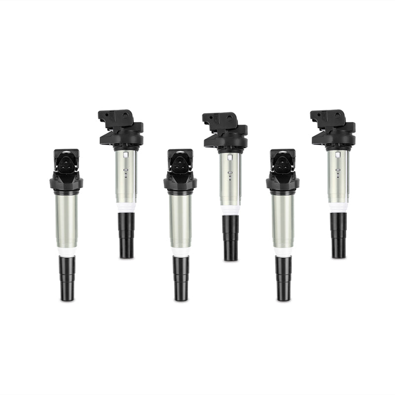 Mishimoto 2002+ BMW M54/N20/N52/N54/N55/N62/S54/S62 Six Cylinder Ignition Coil Set of 6 - #MMIG-BMW-0206