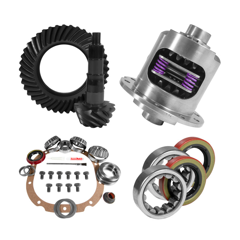 Yukon Gear & Axle YGK2042 8.8in for Ford 4.88 Rear Ring & Pinion Install Kit 31 Spline Positraction 2.53in Axle Bearings