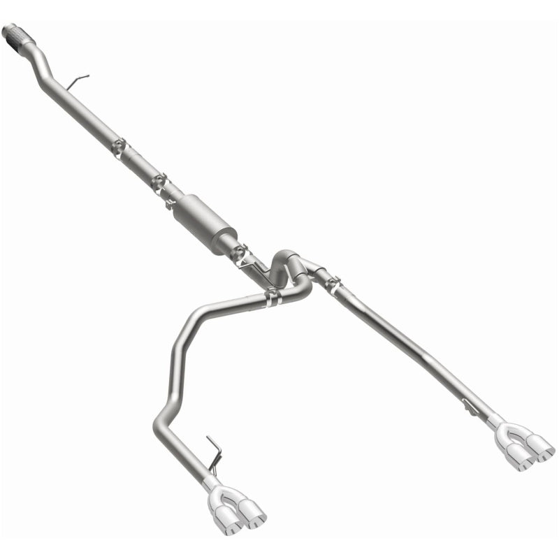 MagnaFlow 19489 2019 Chevrolet Silverado 1500 Quad Exit Polished Stainless Cat-Back Exhaust - #19489