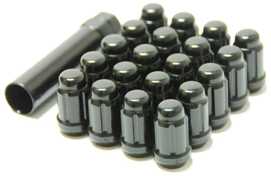 Wheel Mate 41886B Muteki Closed End Lug Nuts Deep Black M12x1.50