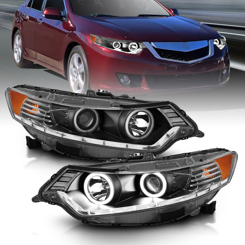 ANZO 2009-2012 Acura TSX LED Projector Headlights