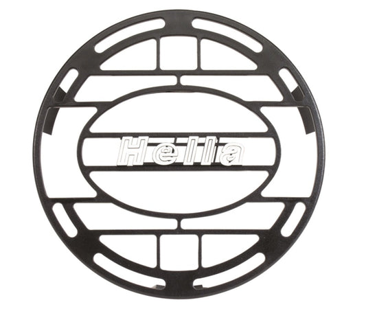 HELLA 148995001 Rallye 4000 Stone Shield Round Black with Logo Pack of 10