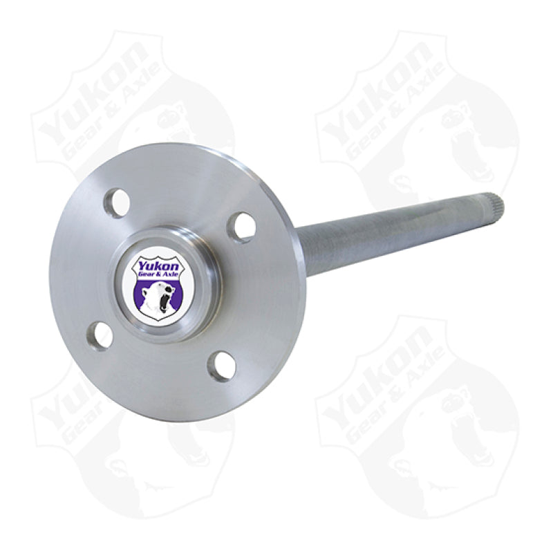 Yukon Gear & Axle YA F750001 1541H Alloy 4 Lug Rear Axle For 7.5in and 8.8in Ford Thunderbird / Cougar / or Mustang
