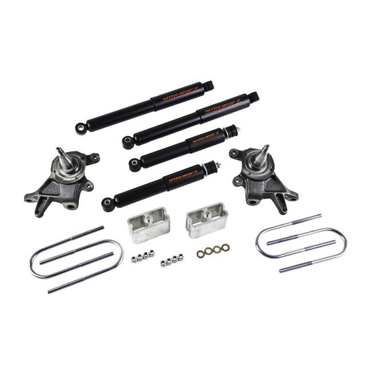 Belltech Lowering Kit With ND2 Shocks for 1998-2000 Nissan Frontier